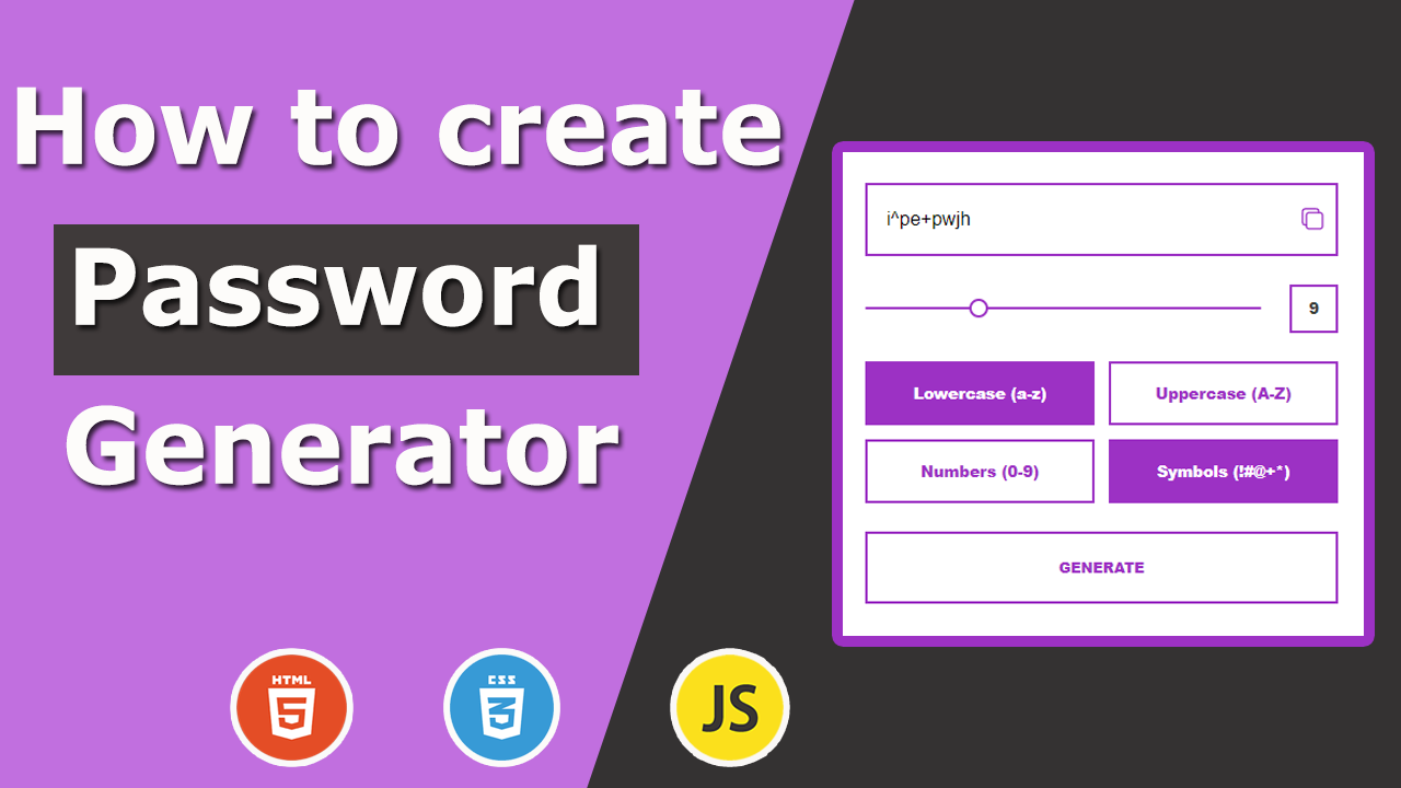 Building a Custom Password Generator Tool with JavaScript